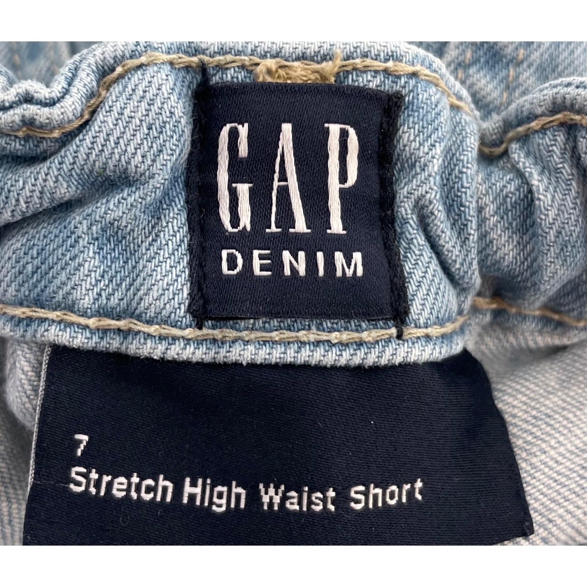 GAP Denim Girl's Size 7 Stretch High Waist Shorts