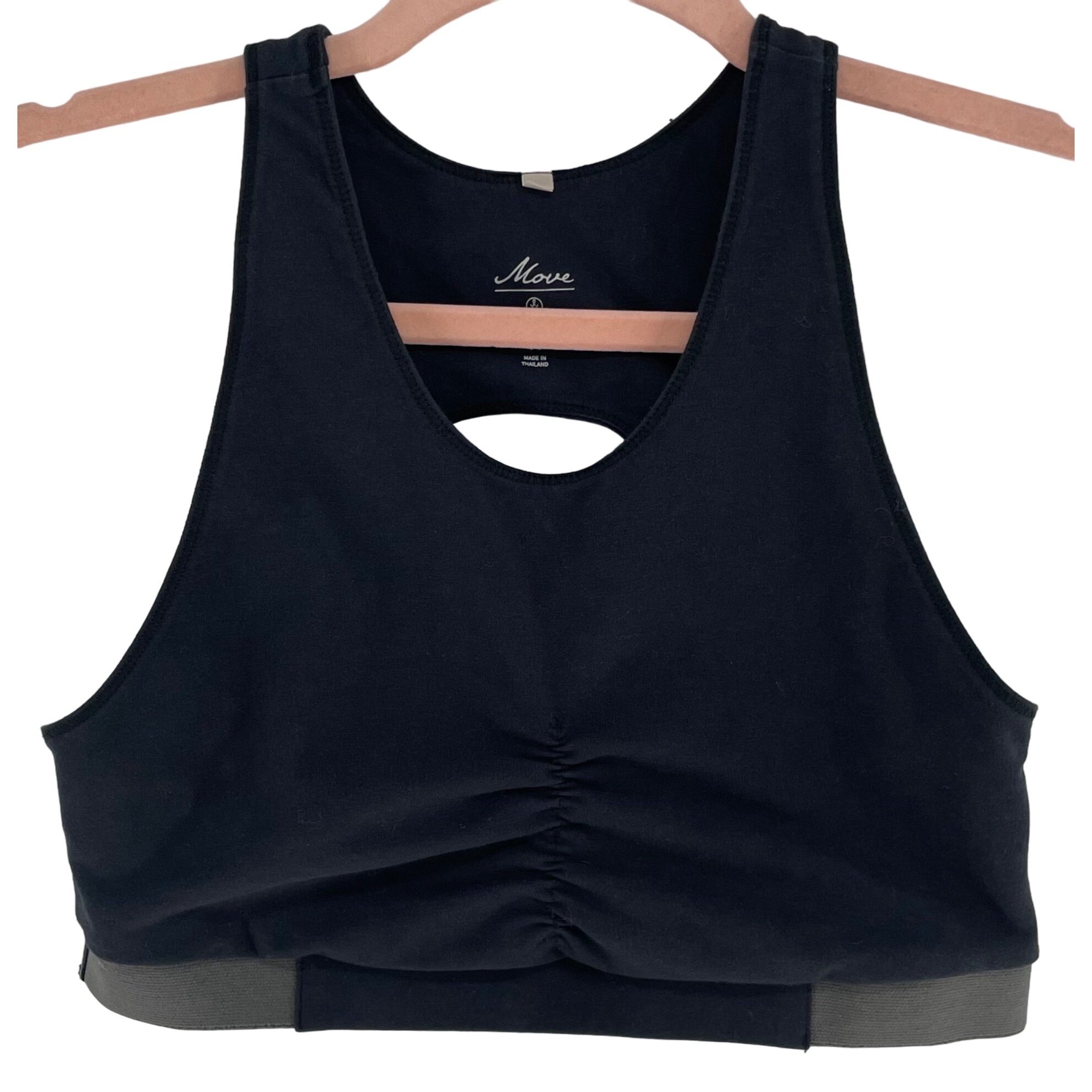 Move Alternative Women's Size Medium Navy/Slate/Grey Sports Bra