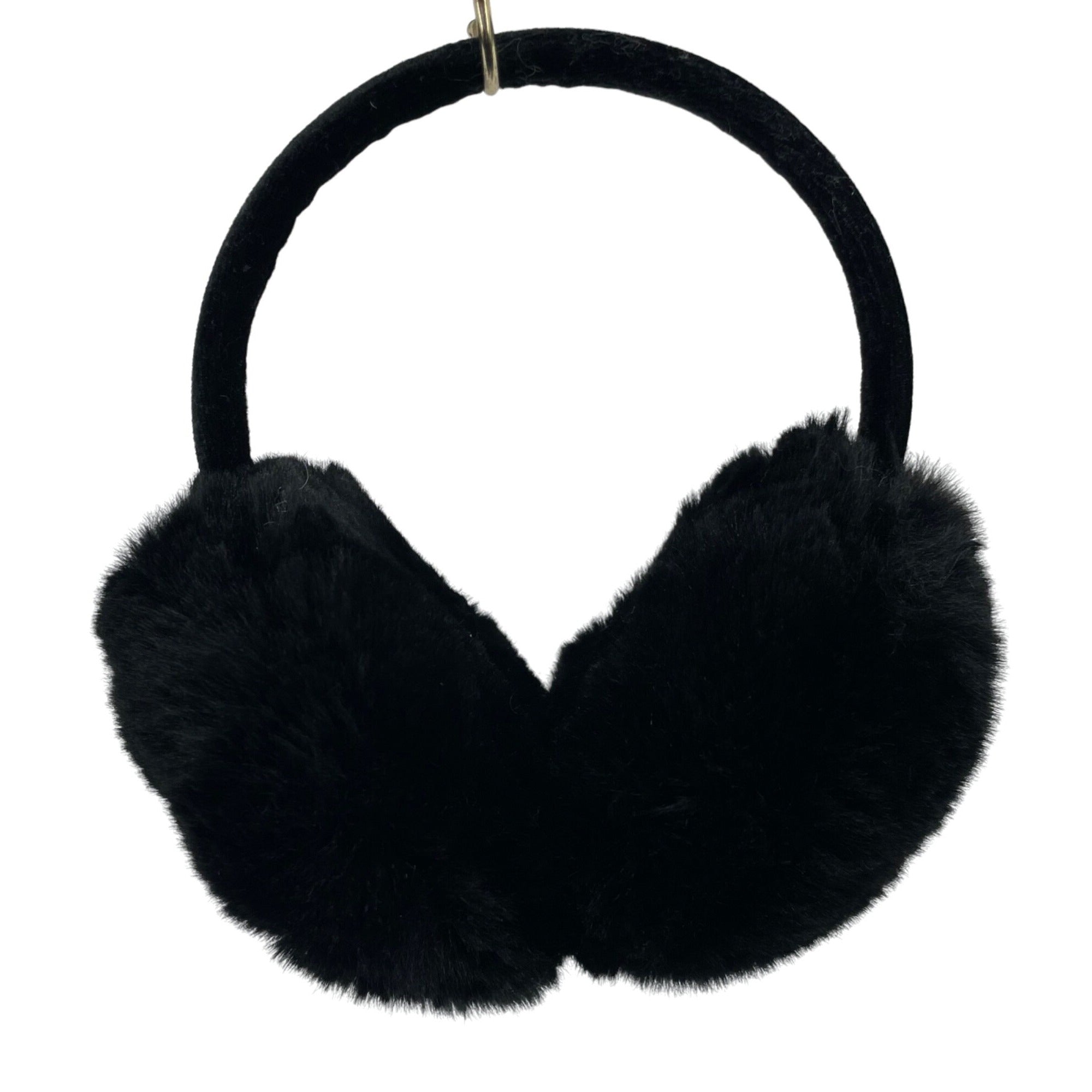 H&M Divided Women's Black Faux Fur Soft Winter Earmuffs