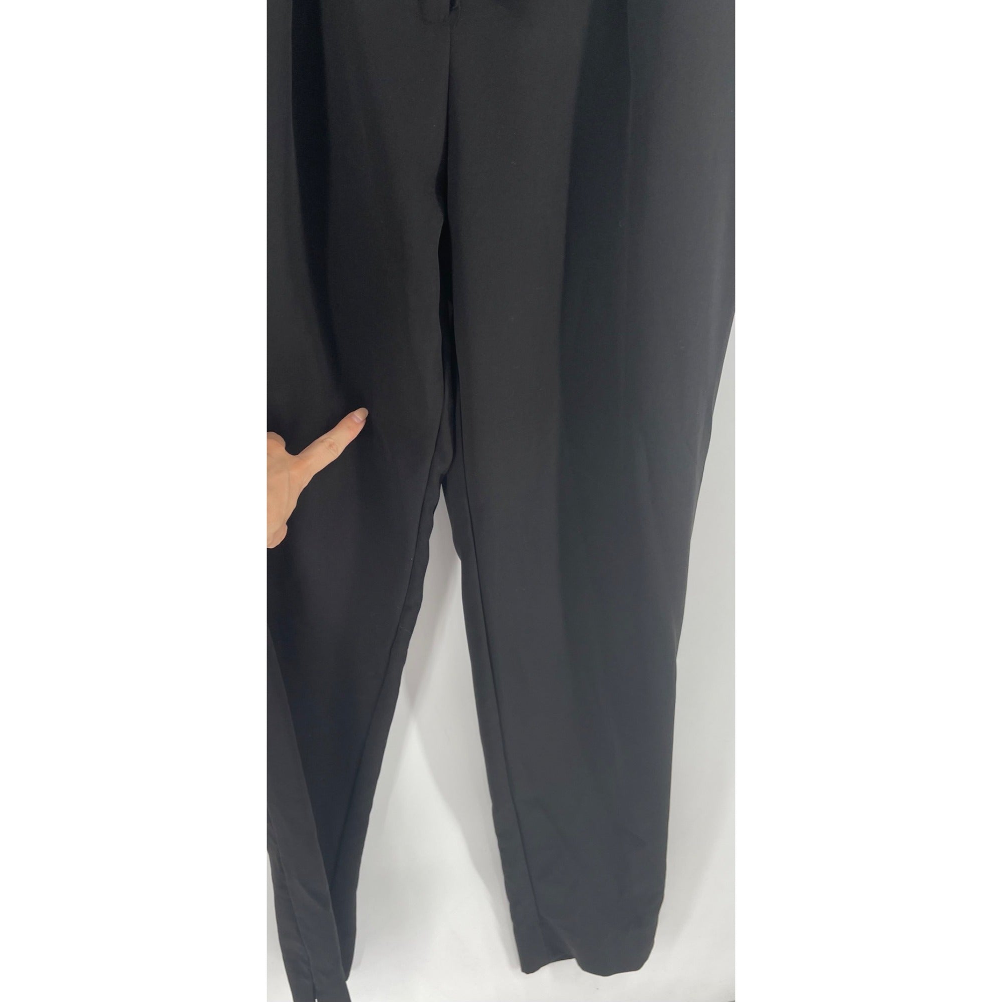Urban Heritage Women's Size Medium Black Dress Pants W/ Sash