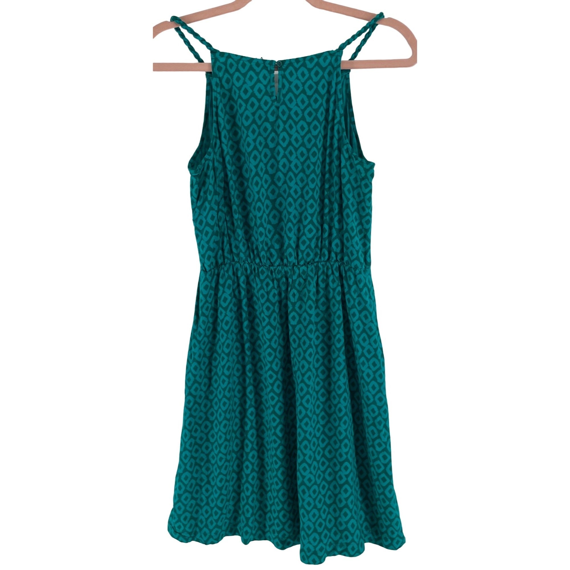 Old Navy Women's Size Small Teal Green Spaghetti Strap Mini Dress