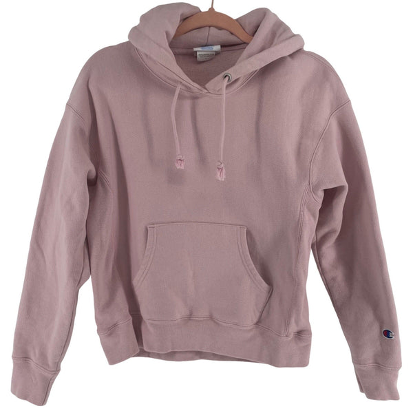 Champion Women's Size Small Light Pink Hoodie Sweatshirt