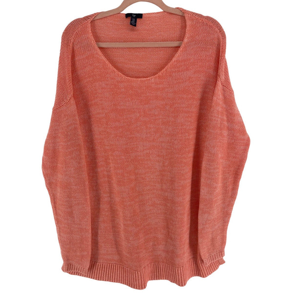 GAP Women's Size XL Coral Orange Knit Sweater