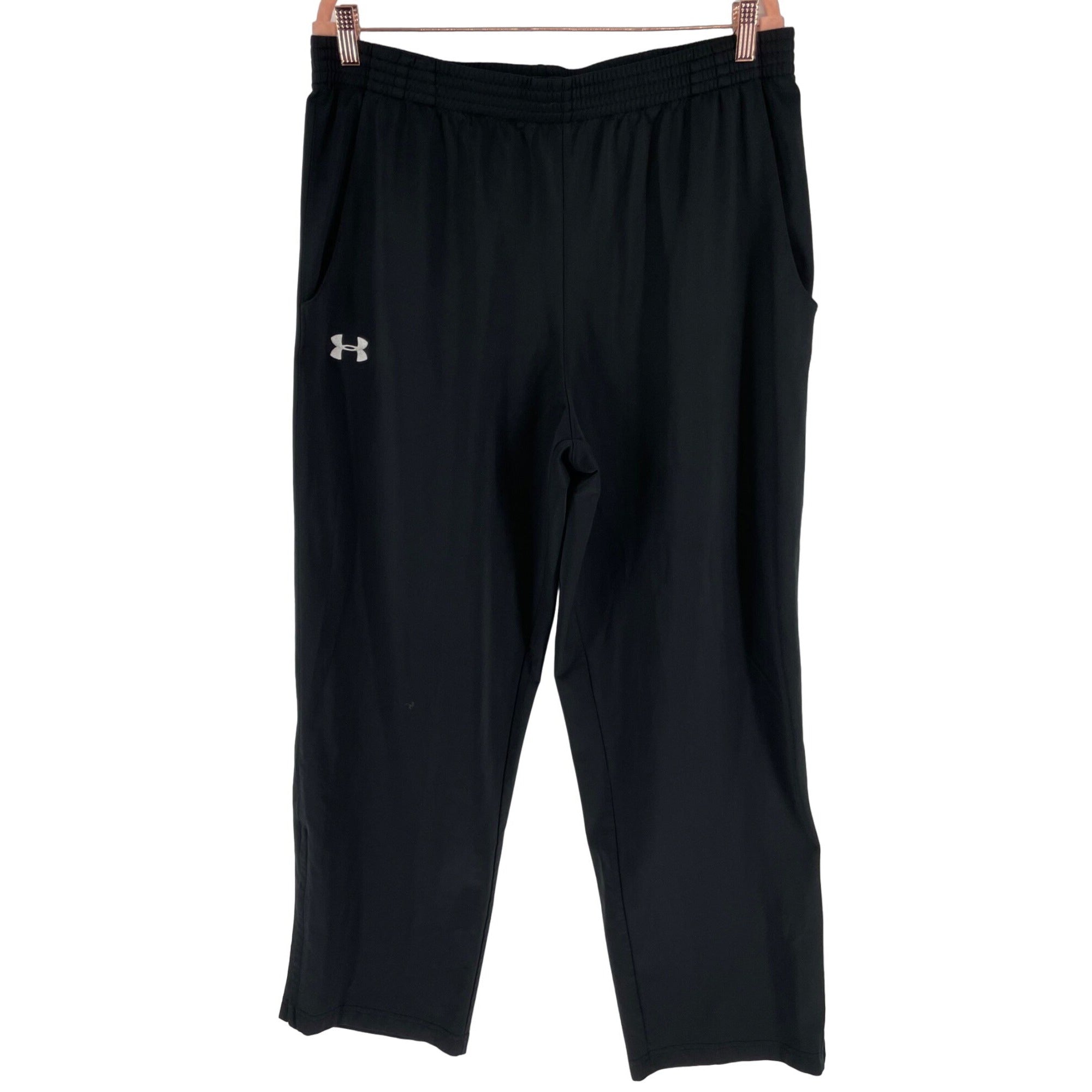 Under Armour Men's Size XL Black Athletic Elastic Waist W/ Drawstring Pants