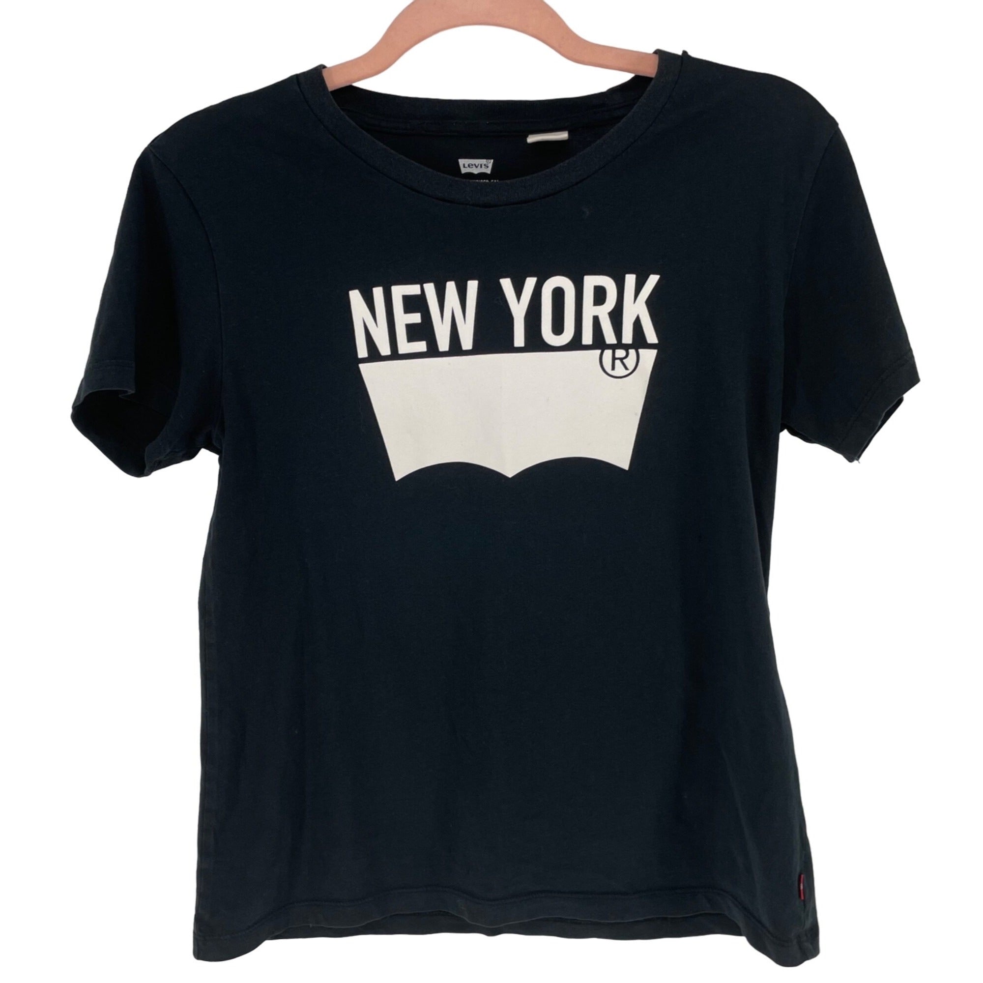 Levi's New York Women's Size Small Black & White T-Shirt