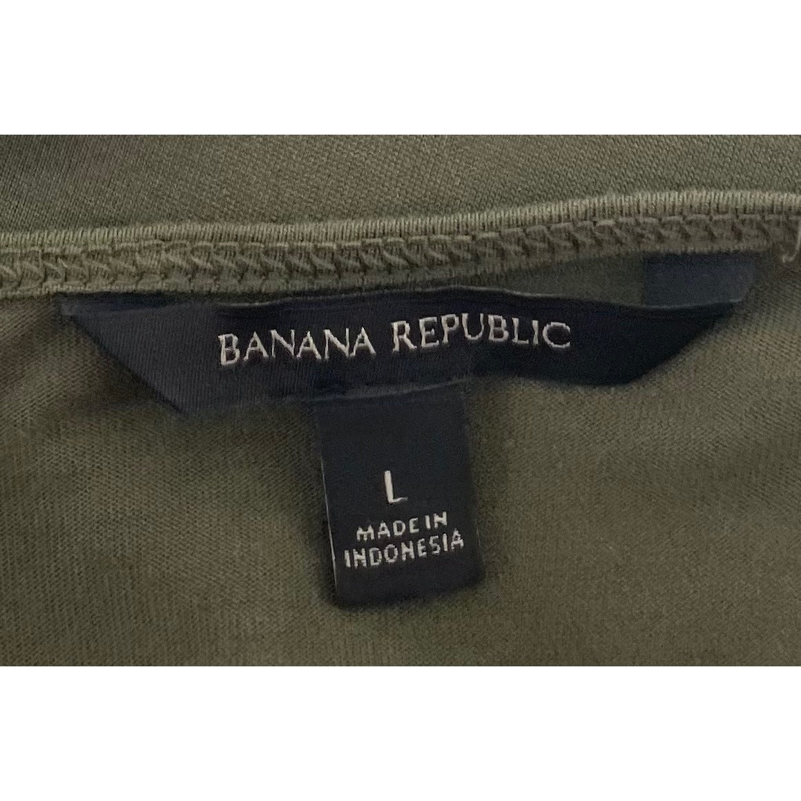 Banana Republic Women's Size Large Khaki/Olive Green Tank Top