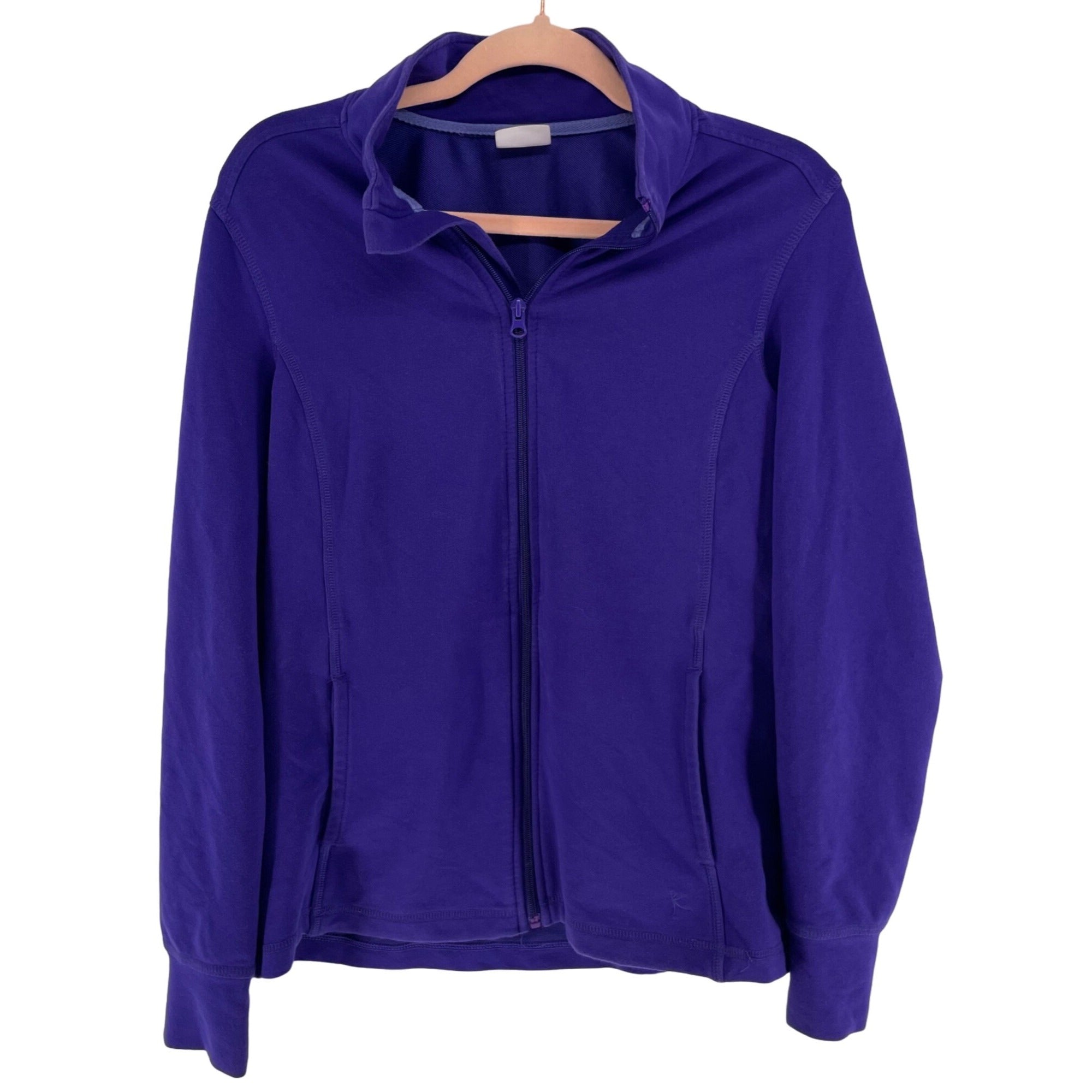 Danskin Now Girl's 8-10 Medium Dark Purple Zip-Up Jacket