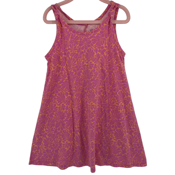 GAP Kids Size Small Girl's Pink & Orange Sleeveless A-Line Summer Dress