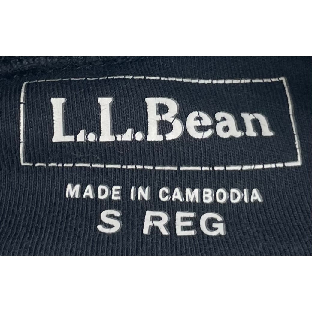 L.L. Bean Women's Small Regular Navy Blue Long-Sleeved Top