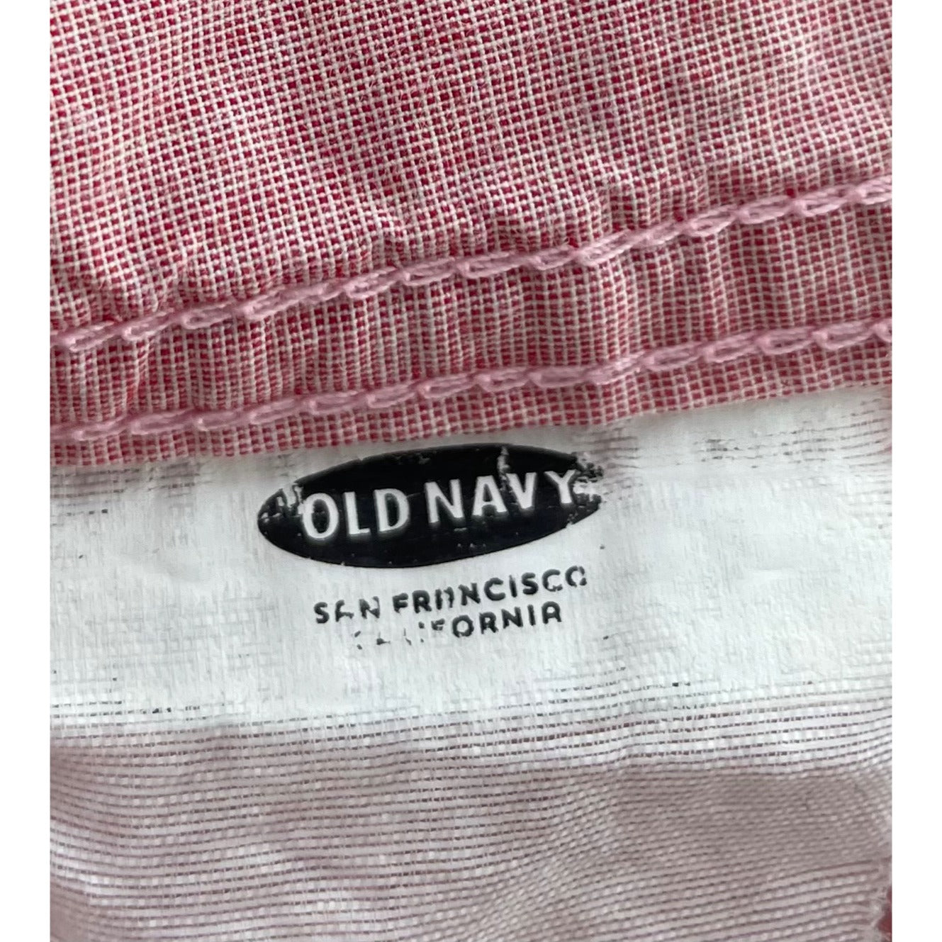 Old Navy Men's Size Large Pink The Classic Shirt Slim Fit Button-Down Shirt