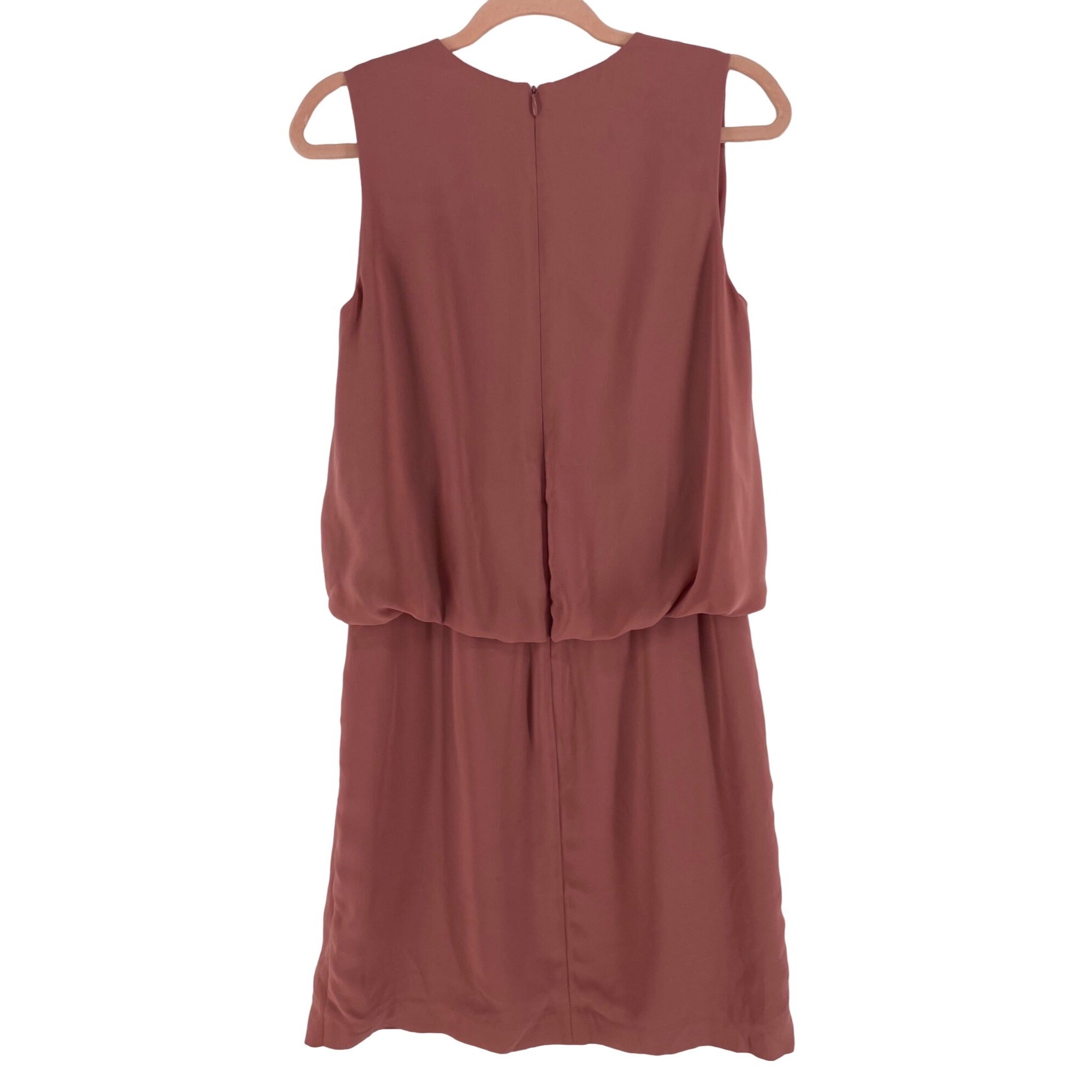 REISS Women's Size 6 Mauve Pink Sleeveless Cocktail Midi Dress