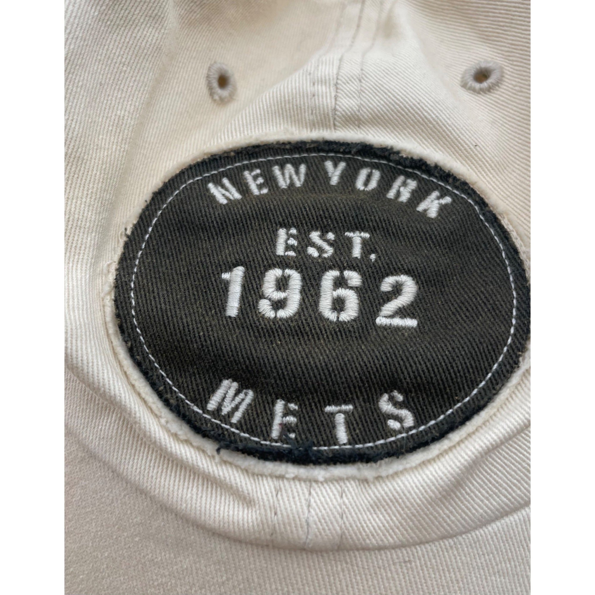 New York Mets Men's One Size Tan/Black/Green Est 1962 Baseball Cap Hat