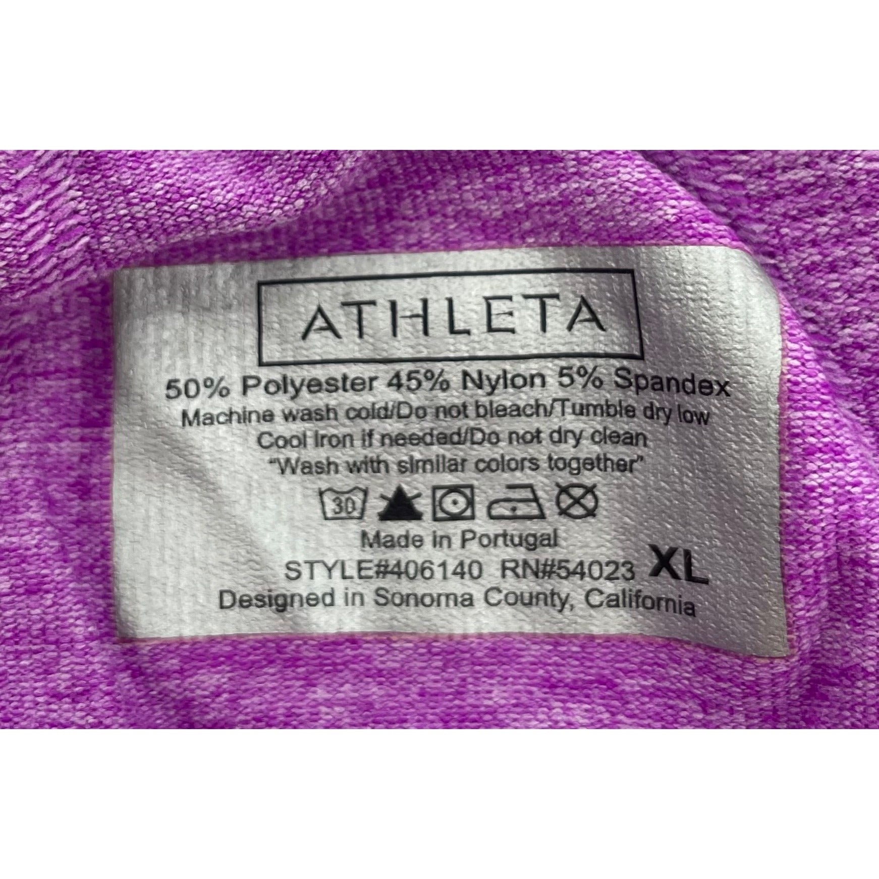 Athleta Women's Size XL Purple Long-Sleeved Workout Top