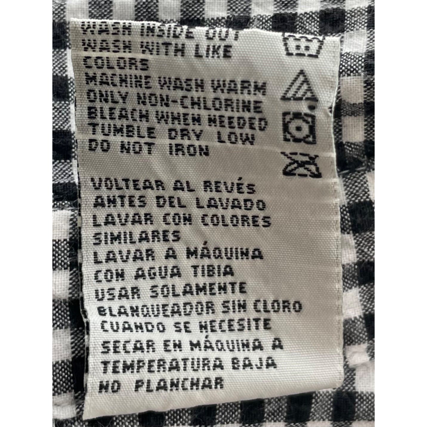 White Stag Stretch Women's Women's Size XL (16/18) Black & White Checked Shirt