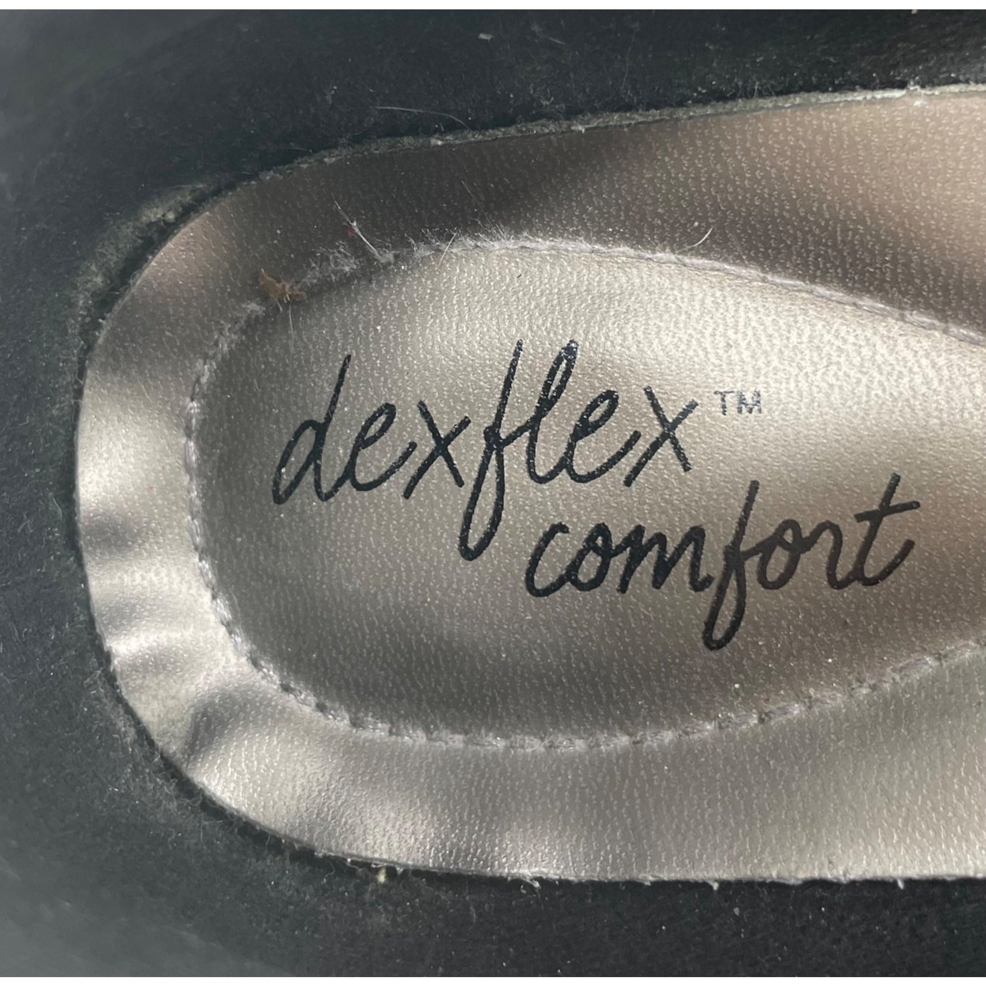 Dexflex Comfort Women's Size 8.5W Black Comfy Wedge Shoes