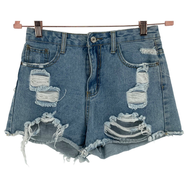 Jeans TWX Collection Women's Size XL Distressed Fringe Denim Shorts