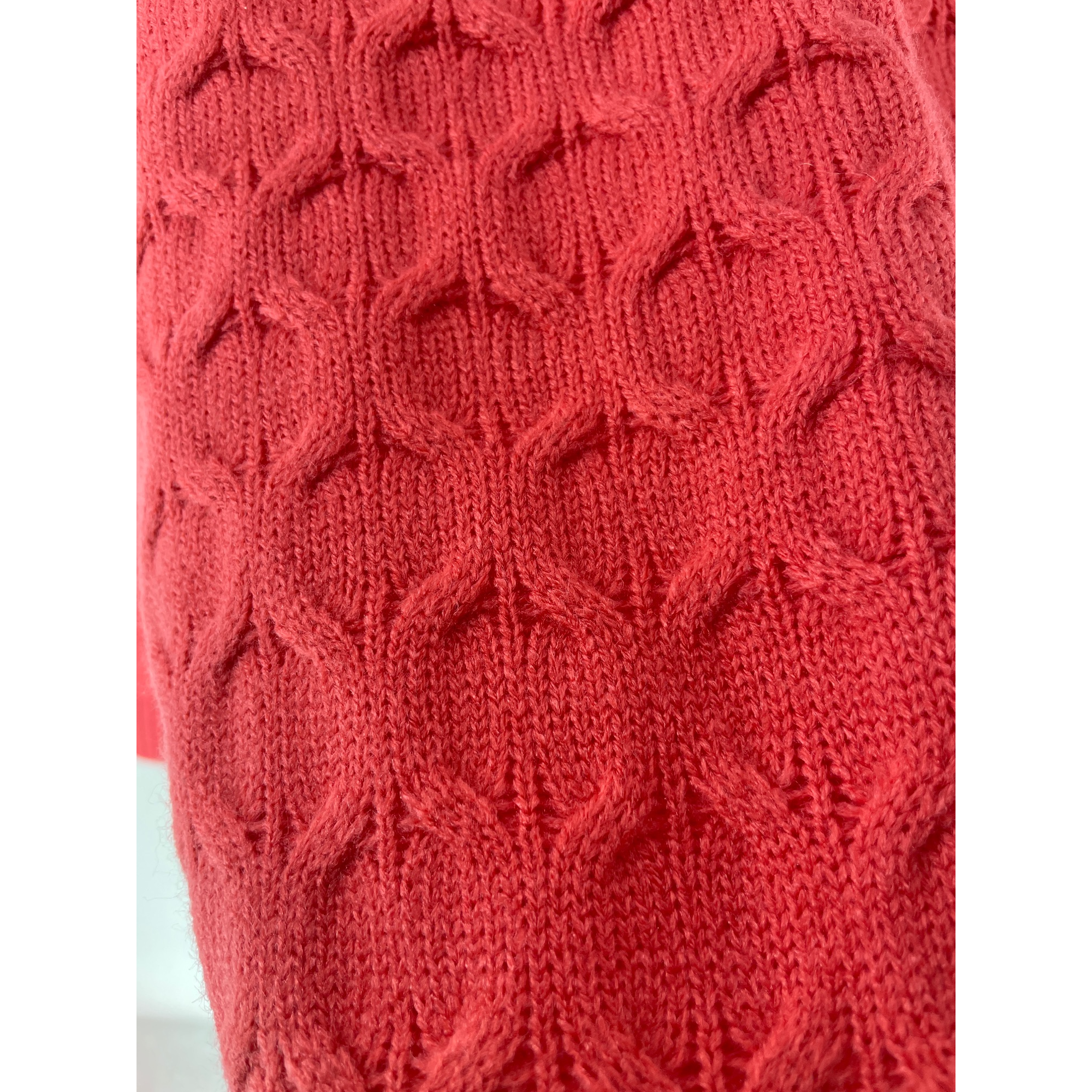 Sag Harbor Large Pink Knit Sweater